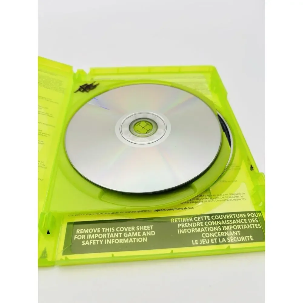 Resident Evil 6 (Microsoft Xbox 360, 2012) No Manual Tested Working VG Condition